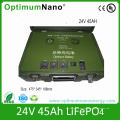 Military Backup Power 24V 45ah LiFePO4 Battery